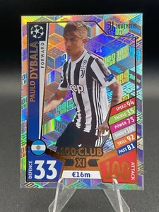 Paulo Dybala 100 Club XI Match Attax 2017-2018 Juventus 17/18 Hundred # 427 - Picture 1 of 7