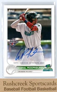 2022 Topps Pro Debut #PD-143 Gabriel Rodriguez Auto Autographs - Picture 1 of 2
