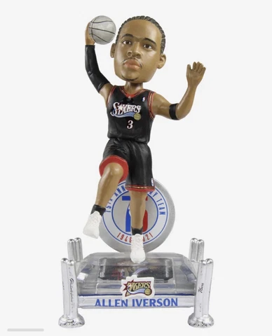 Allen Iverson Philadelphia 76ers 75TH ANNIVERSARY BOBBLEHEAD LIMITED EDITION Cover