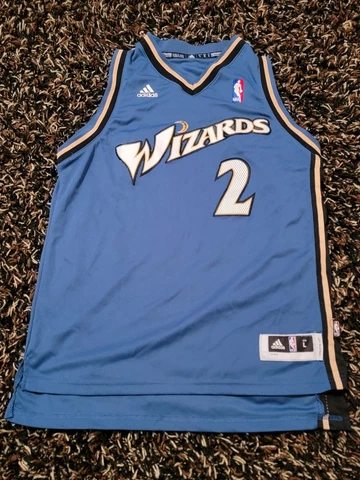 Adidas Washington Wizards John Wall Solid Jersey Blue Boys Large Cover