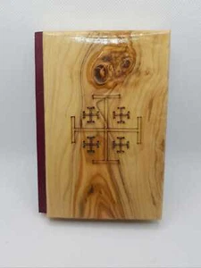 Nuevo Testamento Biblia Cubierto con Madera de Olivo Hecho a Mano 12*9cm King James - Imagen 1 de 7