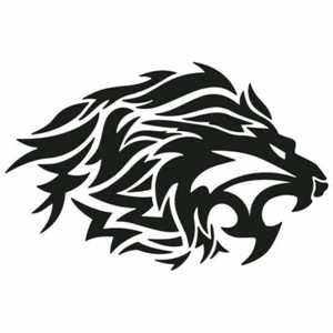 2er Set Tuning Aufkleber LEONE TRIBALE Auto Motorrad Custom Decal - Bild 1 von 3