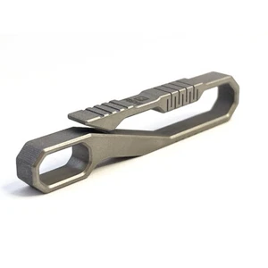 Titanium Alloy Quick Buckle Detach Belt Waist Hanging Keychain Key-Ring EDC Tool - Picture 1 of 10