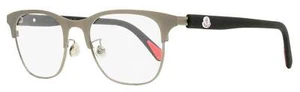 Moncler Rectangular Eyeglasses ML5193H 013 Ruthenium/Black 51mm - Picture 1 of 3