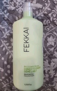 Fekkai Brilliant Gloss Conditioner, 33.8 Oz Shine & Anti Frizz 1 Liter - Picture 1 of 1