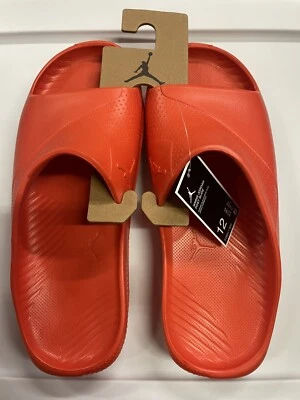 NUEVO Nike Air Jordan WMNS Post Slide Mujer Talla 12 Naranja FZ6511 800 Sandalia de Espuma Foto 1 de 4
