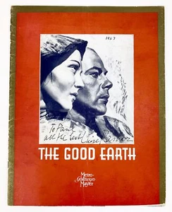 Luise RAINER: "The Good Earth" - Signed Souvenir Program (ACADEMY AWARD) - Picture 1 of 4