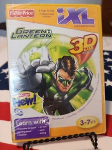 New/Sealed! Fisher Price iXL Learning System Software Green Lantern 3D Game 2011 - Picture 1 of 8