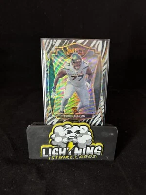 2020 Panini Select Premier Level #190 Mekhi Becton (RC) Hobby Zebra Case Hit SSP - Image 1 of 2