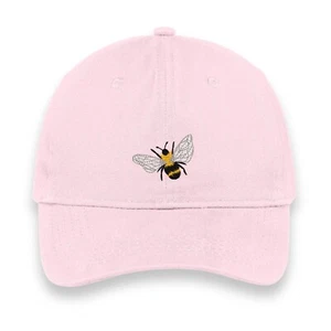 Bee Embroidered Hat, Nature Gift Baseball Cap, Garden Inspired Accessory - Picture 1 of 25