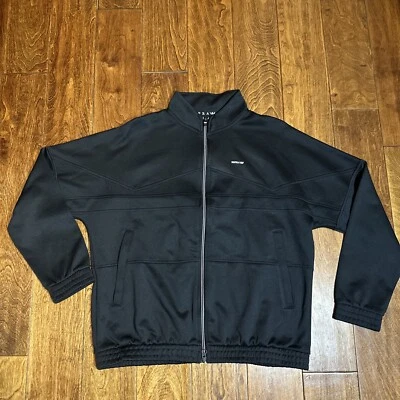 Jaqueta atlética masculina Supra Innenstad Track preta Athleisure pequena - Imagem 1 de 4