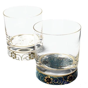 Seihodo Kutani Japanese glass Shirochibutessen & Aochibutessen pair/single Japan - Picture 1 of 31