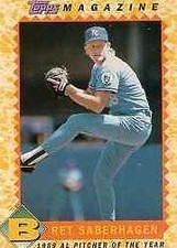 1990-93 Topps Magazine #5 Bret Saberhagen