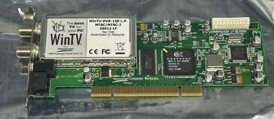 Hauppauge WinTV-PVR-150 L.P. NTSC/NTSC-J 25012 LF REV C5B6 PCI Card - Image 1 of 4