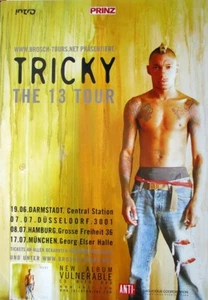 TRICKY - 2003 - Plakat - Lice In Concert - Vulnerable Tour - Poster - Picture 1 of 1