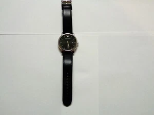 Mens Emporio Armani Designer Watch AR2500 Steel Black Dial - Bild 1 von 5
