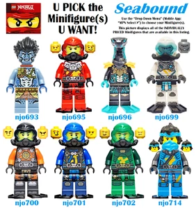 Genuine LEGO U PICK Ninjago SEABOUND Minifigures **NEW** - Picture 1 of 28