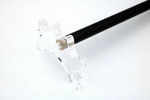 Billard Cue Graphit Queuebrücke mit Brückenaufsatz Oma, schwarz, 2-teilig, 145cm - Bild 1 von 6