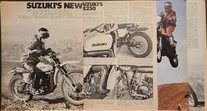 1977 Suzuki PE250 Motorcycle 7p Test Article - Picture 1 of 1
