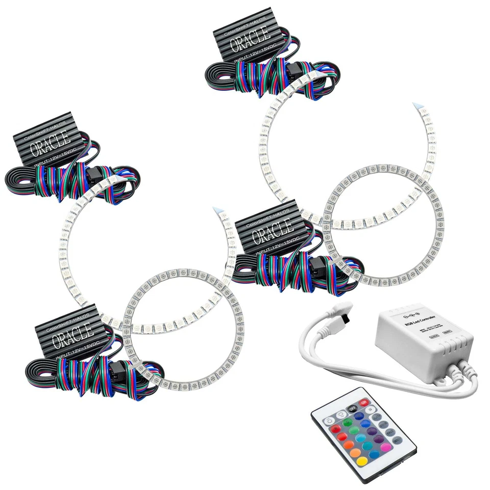 Oracle 10-12 Compatível com Nissan Altima Sedan Kit de Farol de LED Halo com Controle Simples - Imagem 1 de 1