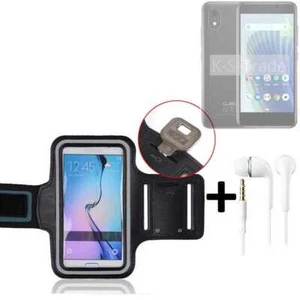Do Cubot J20 neoprenowa bransoletka + SŁUCHAWKI sport jogging etui do biegania - Zdjęcie 1 z 3