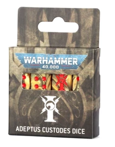 Pack de dados Adeptus Custodes Warhammer 40K 16 x 16 mm - Imagen 1 de 1