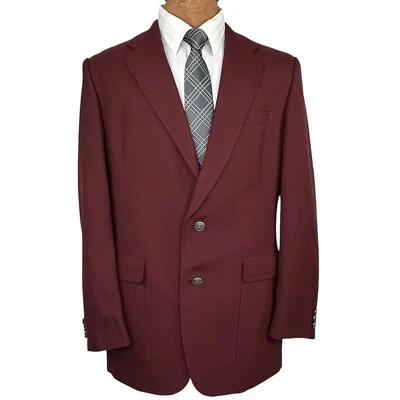 Chaqueta Blazer Marx Hart Schaffner Jack Nicklaus Oso Dorado Granate Golf 42R Foto 1 de 4