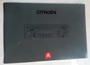 Citroën. Notice d'emploi système audio compact DISQUE RDS. CD CASSETTE Radio - Imagen 1 de 5