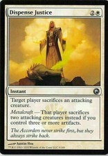 4 Dispense Justice - LP - Scars of Mirrodin - mtg - x4 4x