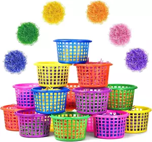 Easter Baskets for Kids, 24 Pack Plastic Easter Baskets Bulk for Egg Hunts Set, - Picture 1 of 12