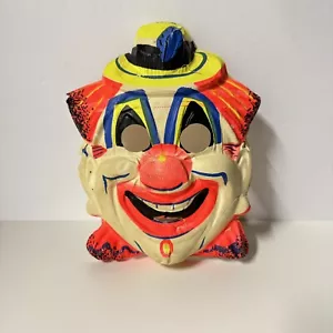 Vintage Ben Cooper Halloween "Costume 'Jama" solo maschera pagliaccio - Foto 1 di 4