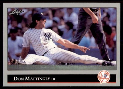Don Mattingly 1992 Leaf Series 1 HOF Card #57 New York Yankees - Image 1 of 2