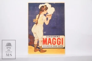 Postcard Die Cut Advertisement Reproduction - Maggi Consomme - Ed. Ephi - Picture 1 of 2