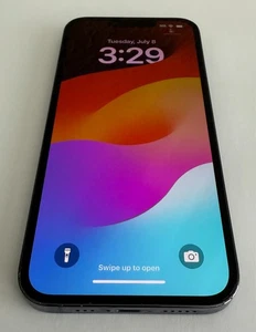 Apple iPhone 13 Pro 128GB iOS 18.5 Sierra Blue Verizon Great Condition Free Ship - Photo 1 sur 13