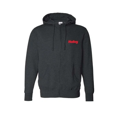 Holley 10433-MDHOL Hooded Sweatshirt Full-Zip - Fleece - Adult Medium - Heather - Image 1 of 4