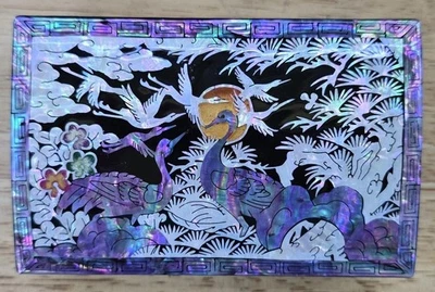 Mother of Pearl Inlay Jewelry/Trinket Box - Image 1 of 4