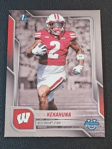 Trech Kekahuna 1st Bowman 2025 Bowman University Chrome #37 RC Football Card - Picture 1 of 2