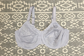 New Wacoal Visual Effects Minimizer Bra - Size 38G - Raindrops - # 857210