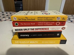 5 Books self-improvement, money, mindset, negotiation, decision making. - Bild 1 von 2