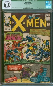X-Men #9 ⭐ CGC 6.0 Qualified ⭐ 1st X-Men Avengers Meeting Silver Age Marvel 1965 - Picture 1 of 3