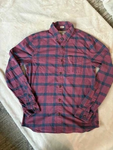 Camicia Hollister uomo grande multicolore a quadri maniche lunghe con bottoni - Foto 1 di 6