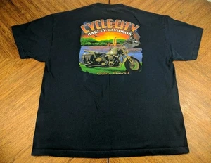 T-shirt Harley Davidson XXL bicicletta city bar e scudo Oahu Hawaii mimetica militare - Foto 1 di 9