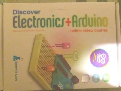 Sparkle Labs Discover Electronics Kit Ages 12+ 130+ Parts Open Box - Image 1 of 4