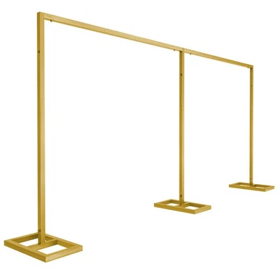 Soporte de telón de fondo ajustable de alta resistencia de 10x20 pies pancarta foto de fondo Foto 1 de 4