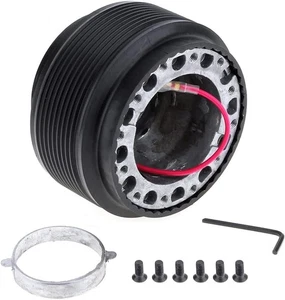 Adaptador de cubo de volante, volante de liberación rápida de aluminio y plástico para automóvil... - Imagen 1 de 9