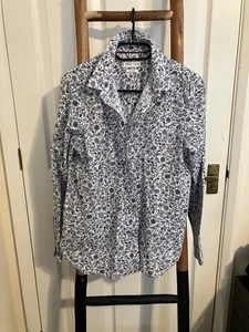 *** Springfield *** Organic Cotton FloralShirt EUR 38 - Picture 1 of 5