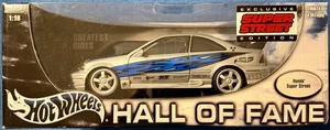 Hot Wheels 1:18 Hall of Fame Super Street Honda Civic Si Silver Blue NIB - Picture 1 of 1