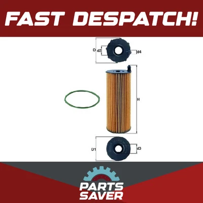 Oil Filter fits AUDI A6 C5, C6, C7 2.7 3.0 2.7D 3.0D 01 to 18 Mahle 057115561M - Image 1 of 4