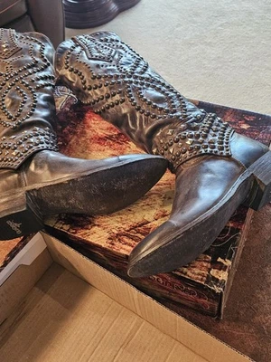 BOTAS VIEJAS GRINGO BELINDA 18" RAZZ TALLA 10 - NUEVAS  Foto 1 de 4