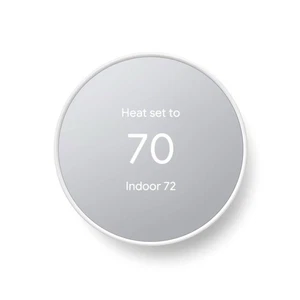 Google Nest Smart Programmable WiFi Thermostat Snow/White - Picture 1 of 11